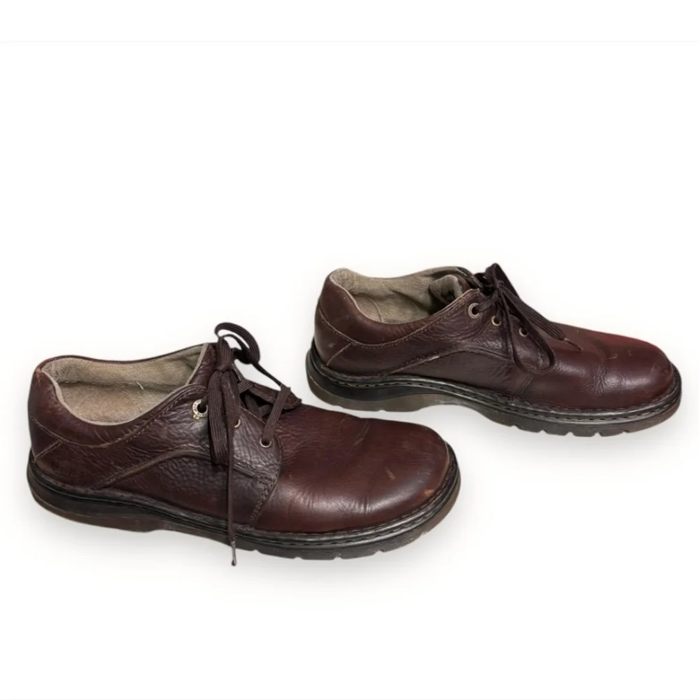 DR. MARTENS Ordell Brown Leather Oxford Shoes Style